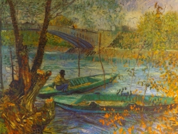 074 Van Gogh - Fishing in Spring Pont De Clichy